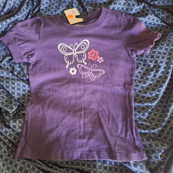 shirt butterflies on front SMALL - Picture 1 of 4